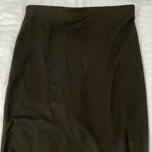 Black Classic Pencil Skirt